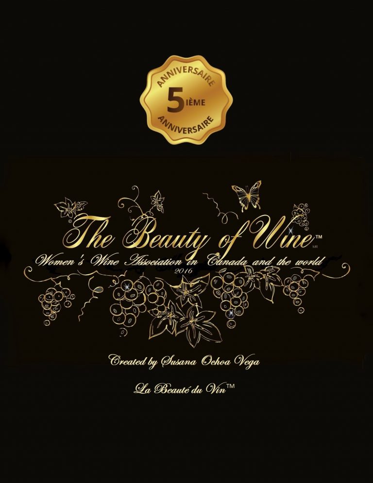 logo TM the beauty of wine COMPLETO 5ème anniversaire women's wine group in canada and the world - Copie