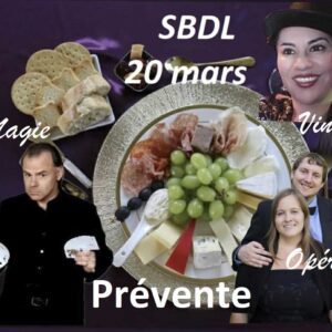 Soirée Vins & Fromages - SBDL- Prévente - 20 mars 2026 - Individuel