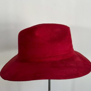 Chapeau - suède rouge