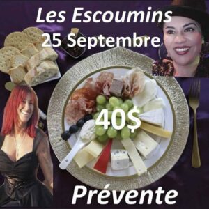 Soirée Vins & Fromages - Prévente - Les Escoumins - 25 septembre 2026 - individuel
